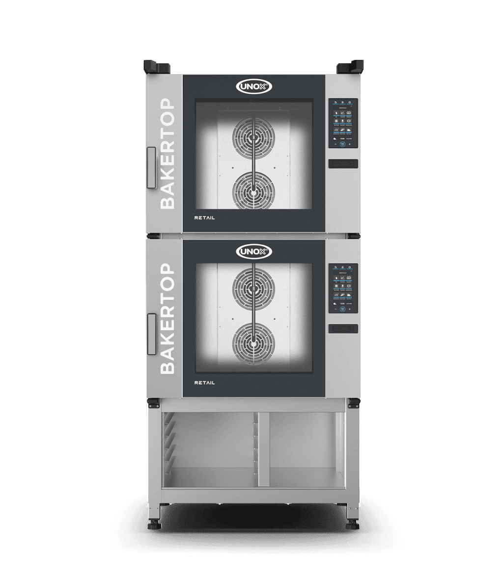 12 teglie 600x400 Render del forno professionale per panificazione in negozio BAKERTOP RETAIL XETC-12EU-YPLMN.