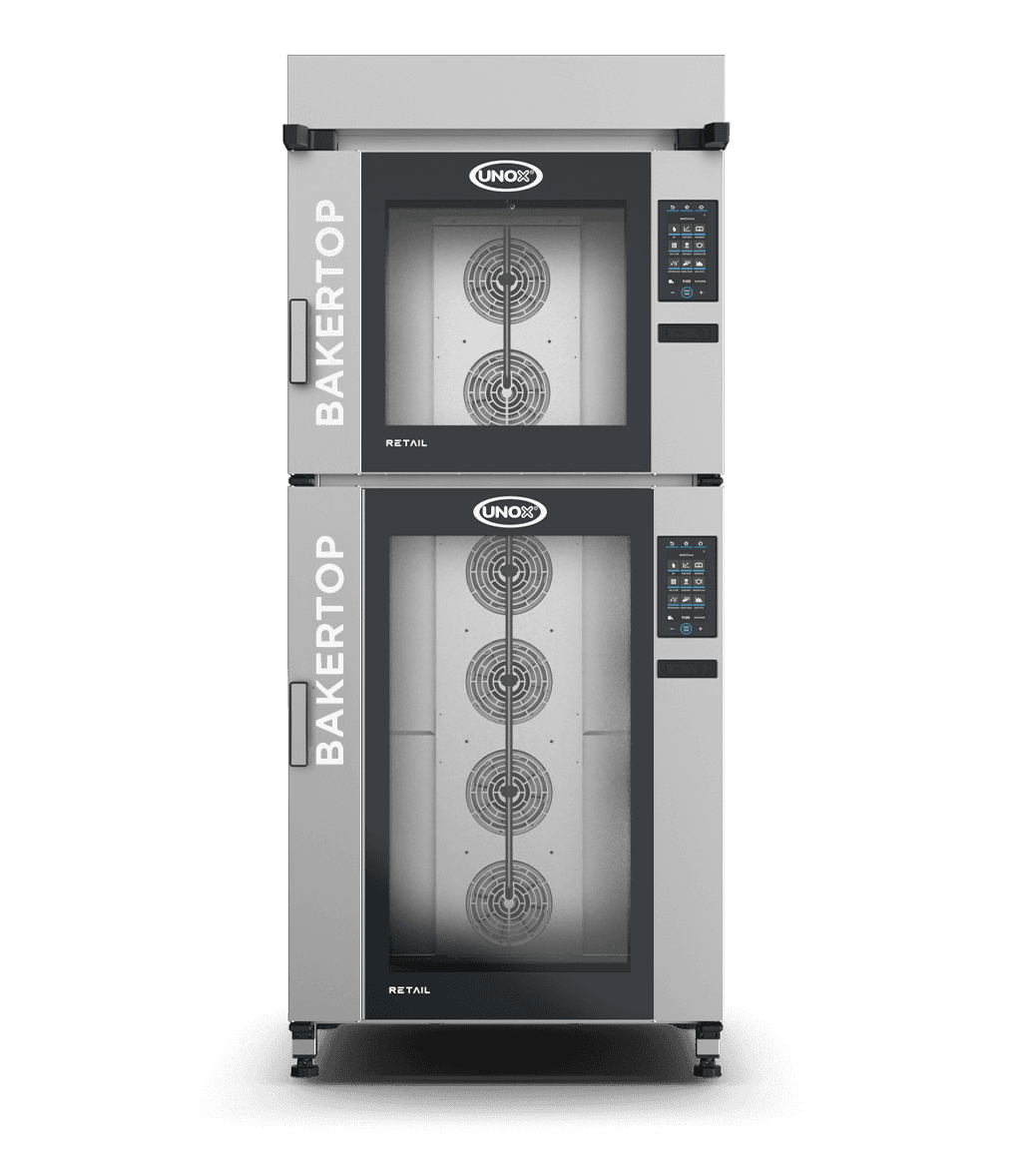 18 teglie 600x400 Render del forno professionale per panificazione in negozio BAKERTOP RETAIL XETC-18EU-YPLMA.
