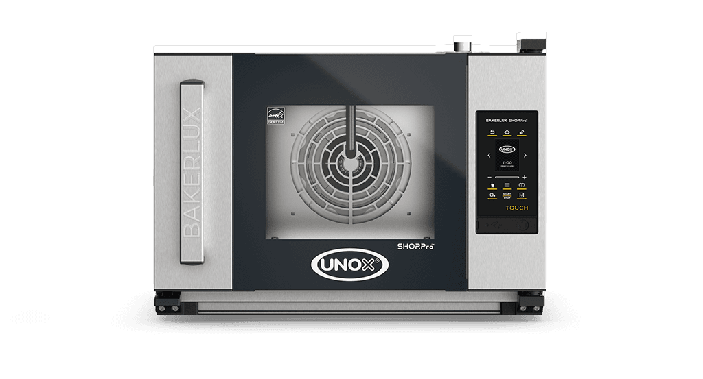 3 niveaux 460x330 rendu du four à convection professionnel avec humidité UNOX BAKERLUX SHOP.Pro™ TOUCH XEFR-03HS-ETLV-MT.