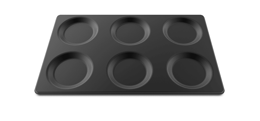 EGGS 6x2 Unox kommerzielle Tray für Frittieren und Eier GN 1/1, GN 2/1 TG935.