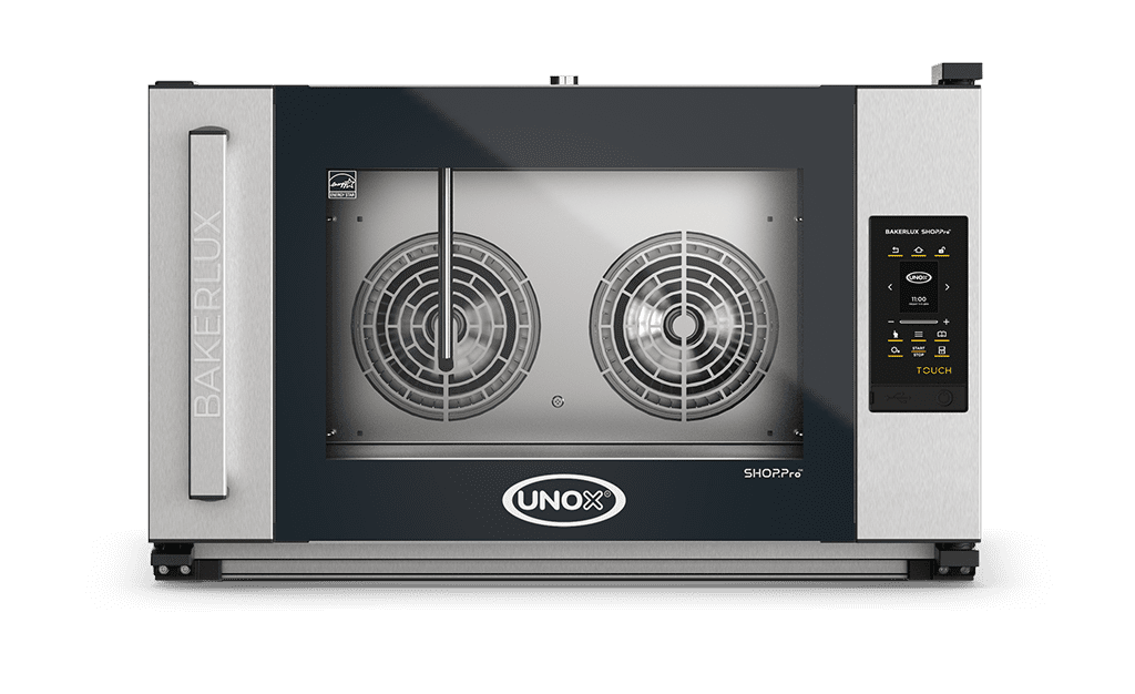 4 bandejas 600x400 Render horno de convección con humedad profesional UNOX BAKERLUX SHOP.Pro™ TOUCH XEFR-04EU-ETLV.