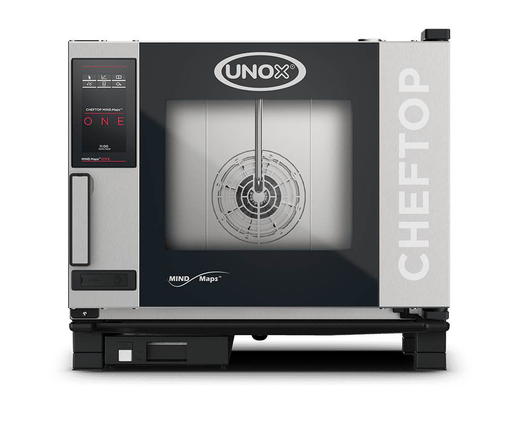 5 bandejas GN 1/1 Render horno mixto profesional UNOX CHEFTOP MIND.Maps™ ONE XEVC-0511-E1LM.