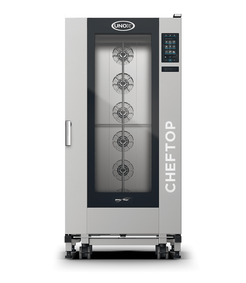 20 bandejas GN 1/1 Render horno mixto de carro profesional UNOX CHEFTOP MIND.Maps™ BIG PLUS XEVL-2011-GPLS.