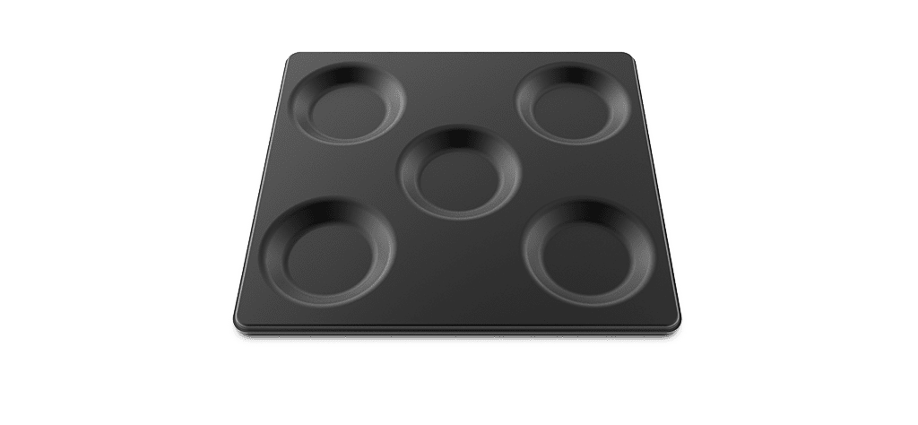 EGGS 5 plateau commercial Unox pour la friture et les œufs GN 2/3 TG937.