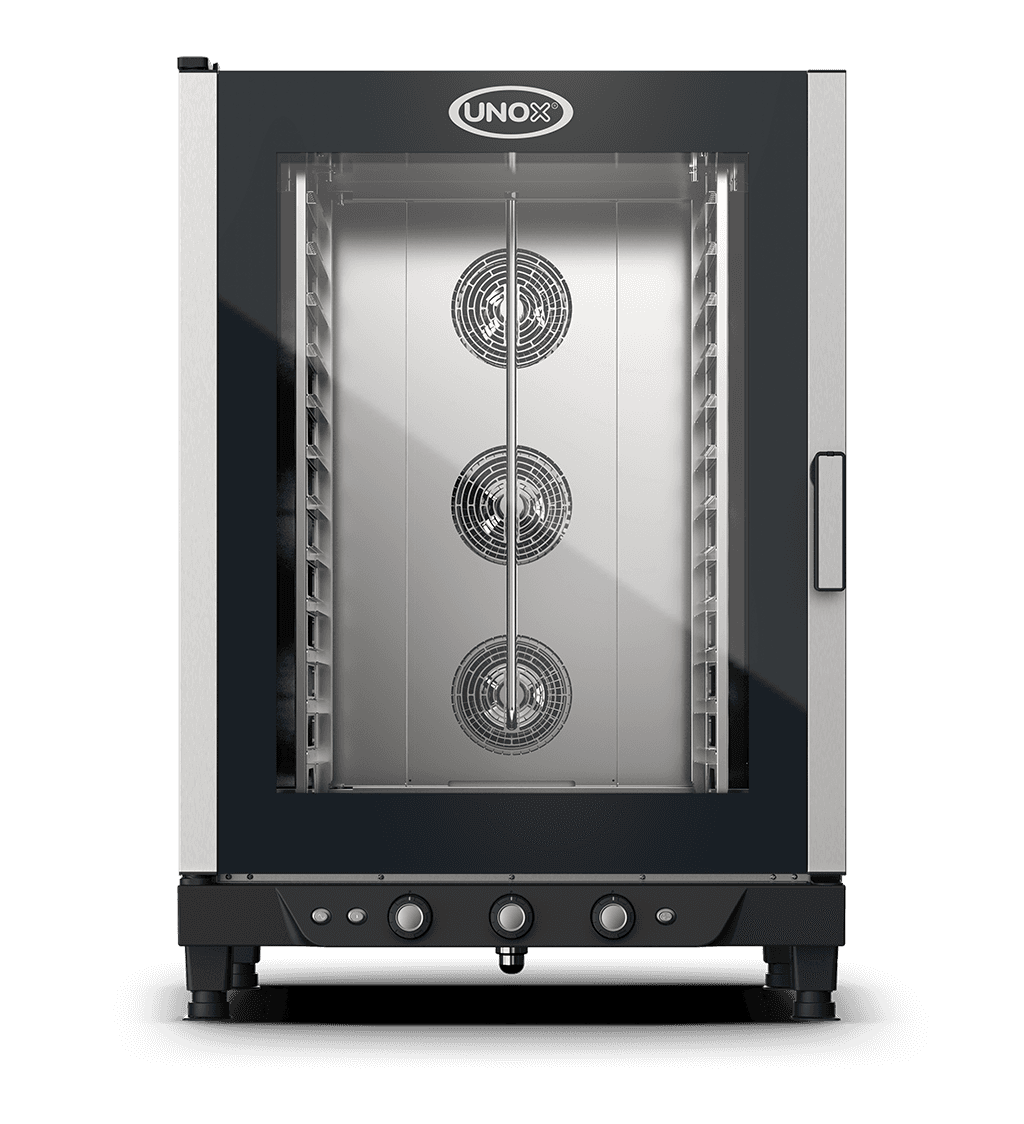 12 vsuvů GN 1/1 Obrázek profesionální konvekční pec s přivlhčením  UNOX BAKERLUX™ XV893.