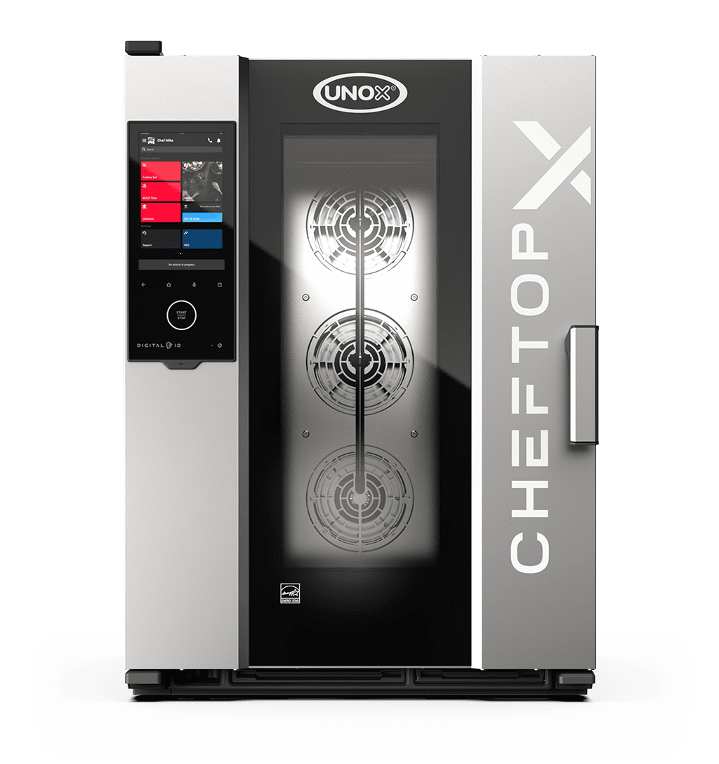 10 trays GN 1/1 Render of UNOX CHEFTOP-X™ commercial combi oven XEDA-1011-EXRS.