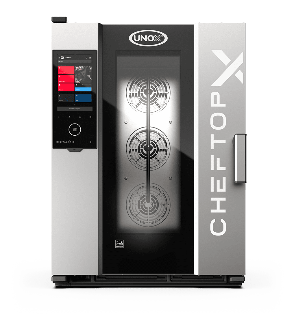 10 trays GN 1/1 Render of UNOX CHEFTOP-X™ commercial combi oven XEDA-1011-GXRS.