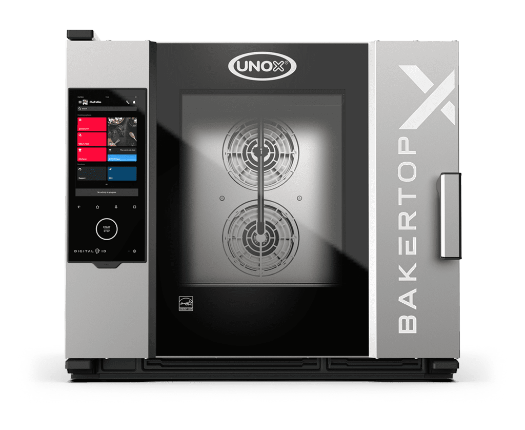 5 trays 600x400 Render of UNOX BAKERTOP-X™ commercial combi oven XELA-05EU-EXRS.