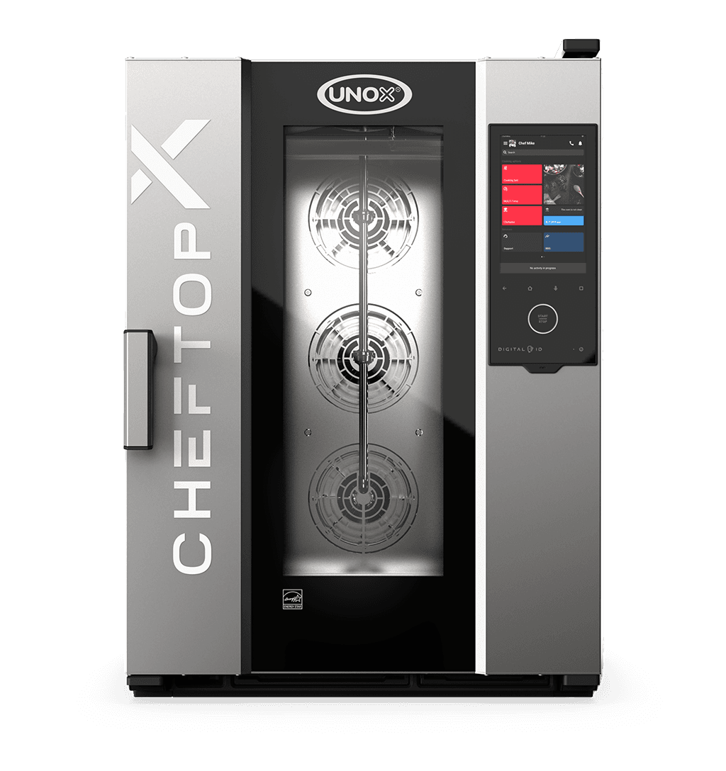 10 trays GN 1/1 Render of UNOX CHEFTOP-X™ commercial combi oven XEDA-1011-EXLS-PO.