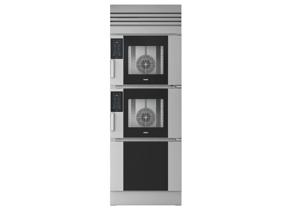 4 + 4 trays GN 1/1 Render of UNOX CHEFTOP MIND.Maps™ PLUS commercial combi oven XEVH-5511-EPLM-HP.