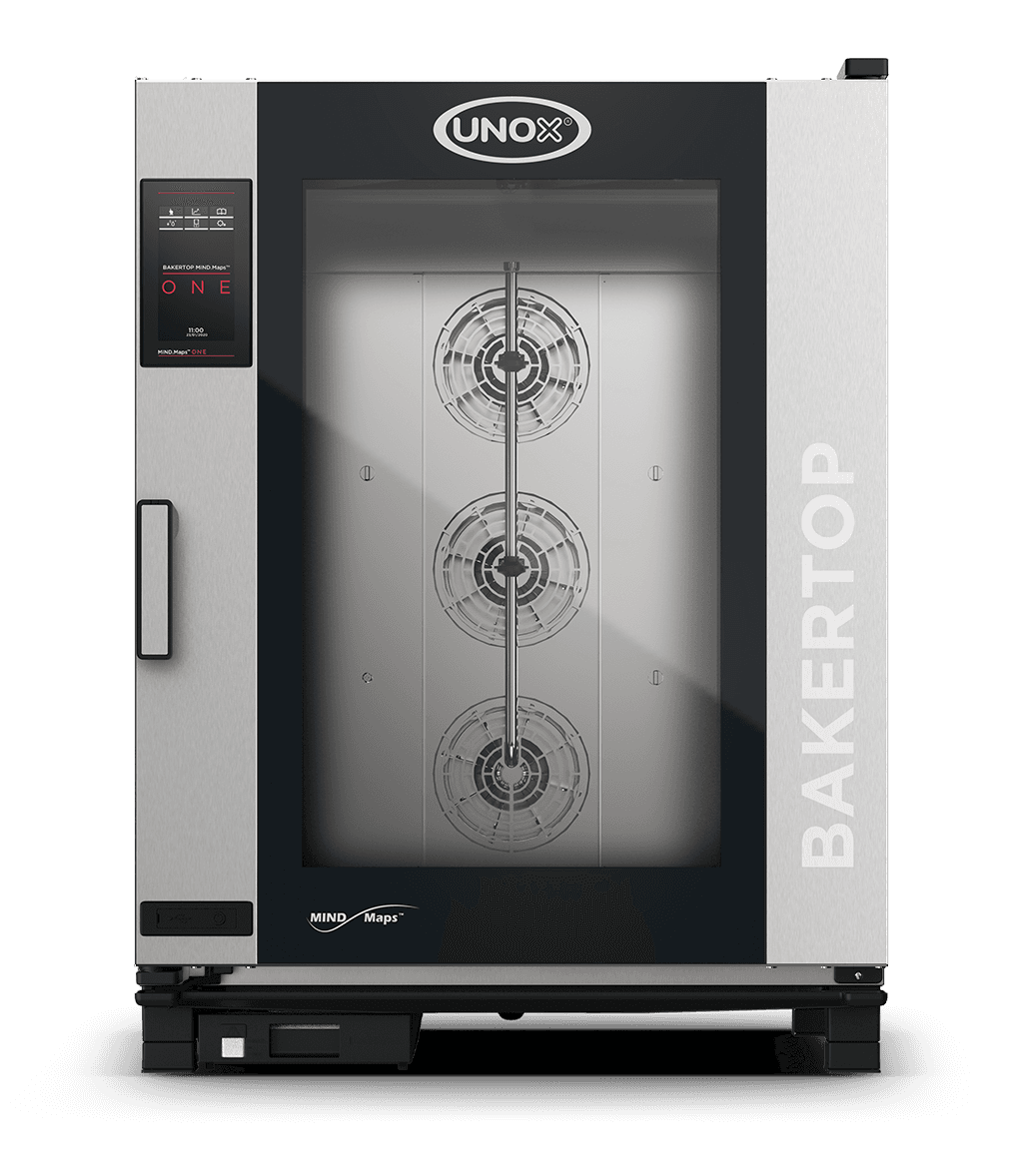 10 trays 600x400 Render of UNOX BAKERTOP MIND.Maps™ BIG ONE commercial trolley combi oven XEBC-10EU-E1LM.