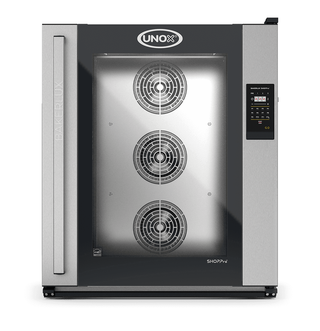10 trays 600x400 Render of UNOX BAKERLUX SHOP.Pro™ GO commercial convection oven XEFR-10EU-EGLN.