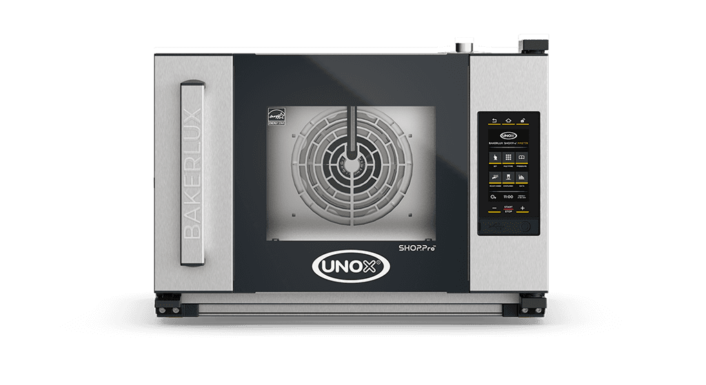3 trays 460x330 Render of UNOX BAKERLUX SHOP.Pro™ MASTER commercial convection with humidity oven XEFR-03HS-EMLV.