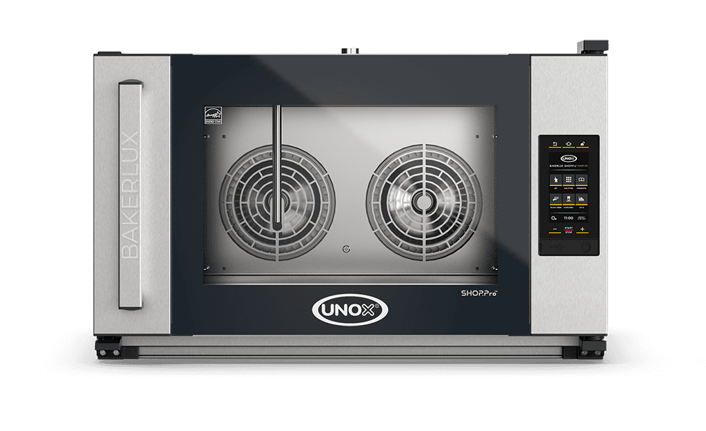 4 trays 600x400 Render of UNOX BAKERLUX SHOP.Pro™ MASTER commercial convection with humidity oven XEFR-04EU-EMLV.
