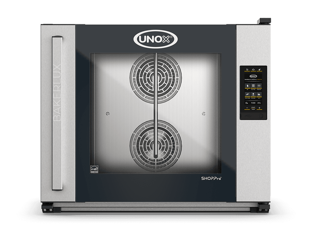 6 trays 600x400 Render of UNOX BAKERLUX SHOP.Pro™ MASTER commercial convection with humidity oven XEFR-06EU-EMLV.