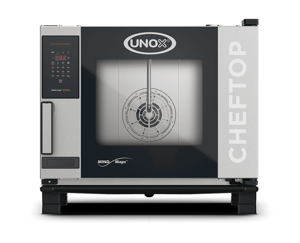 5 trays GN 1/1 Render of UNOX CHEFTOP MIND.Maps™ ZERO commercial convection with humidity oven XEVC-0511-EZLM-LP.
