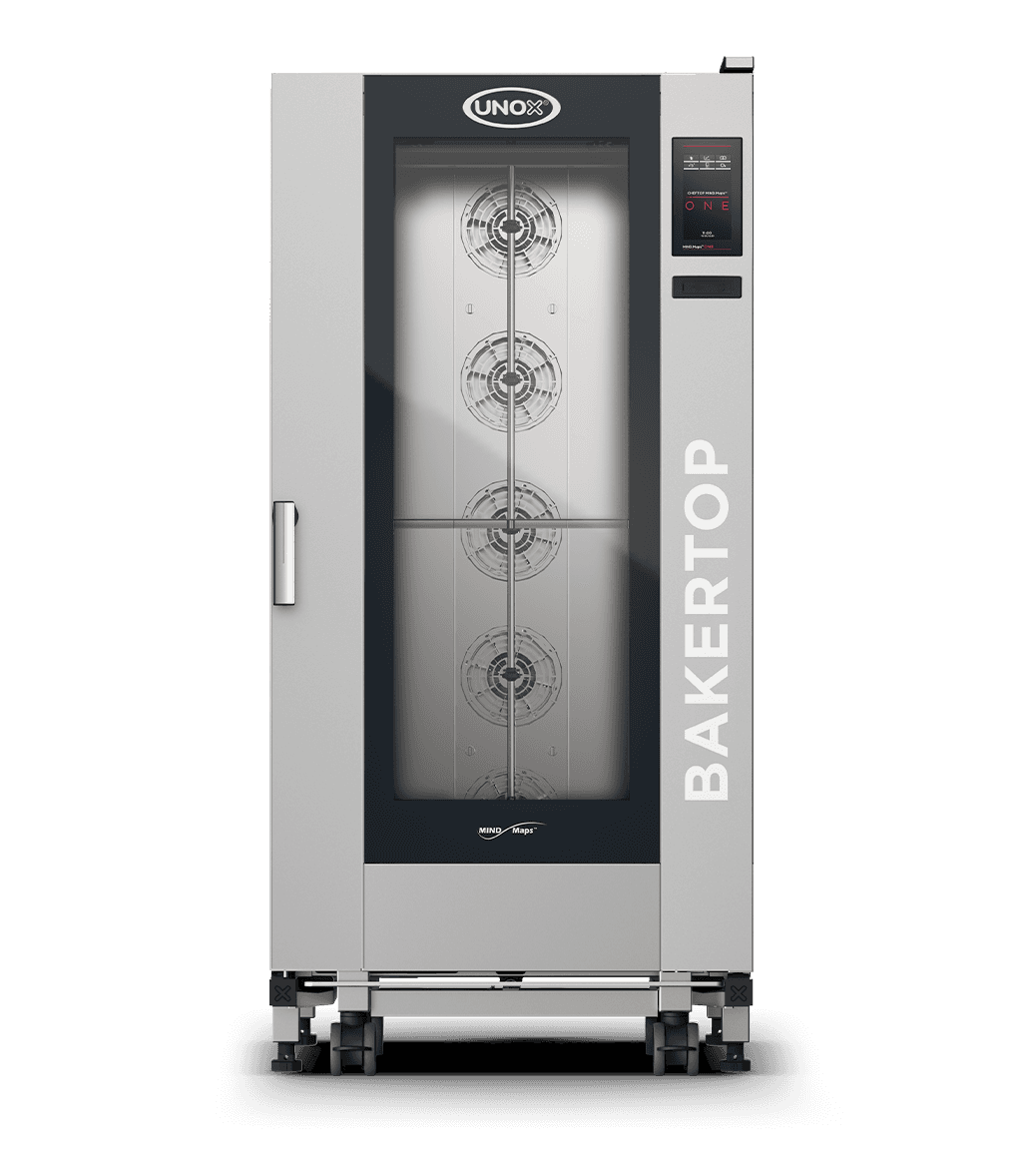 16 trays 600x400 Render van de UNOX BAKERTOP MIND.Maps™ ONE professionele trolley combi oven XEBL-16EU-E1LS.