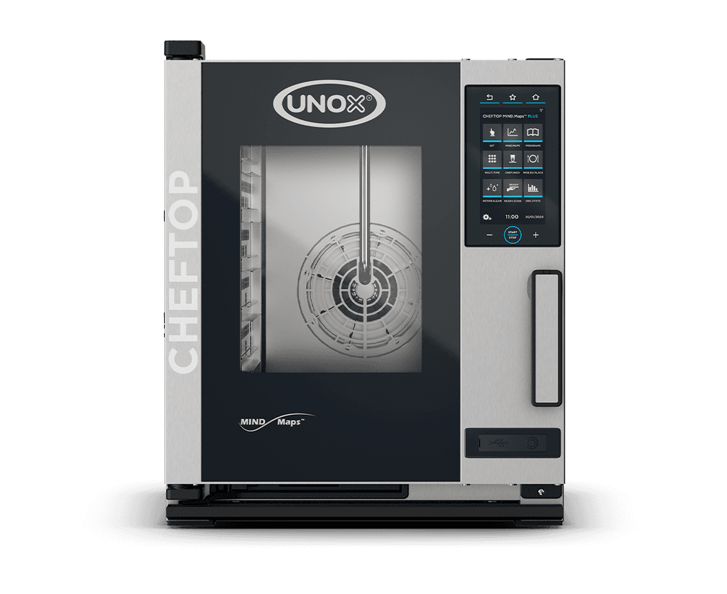 5 trays GN 1/1 Render van de UNOX CHEFTOP MIND.Maps™ PLUS professionele combi oven XECC-0513-EPRM.