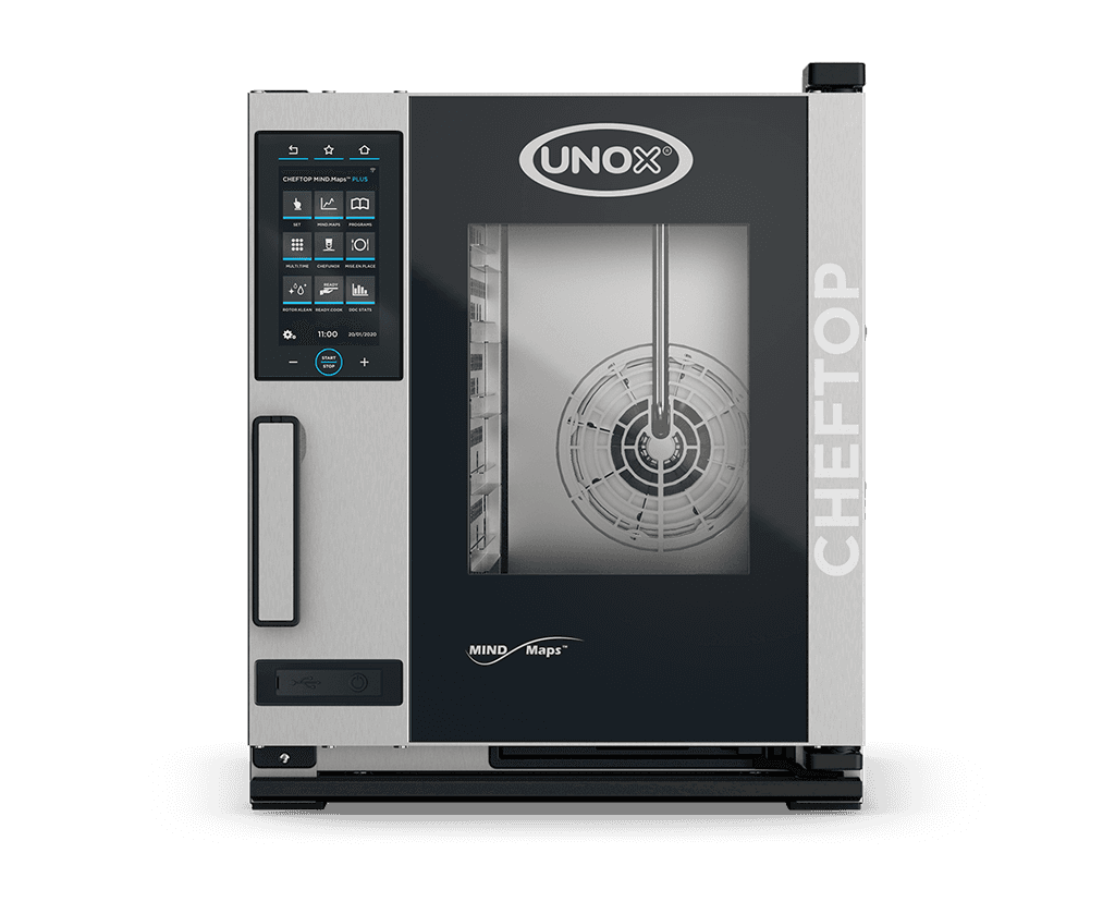 5 trays GN 2/3 Render van de UNOX CHEFTOP MIND.Maps™ PLUS professionele combi oven XECC-0523-EPLM.