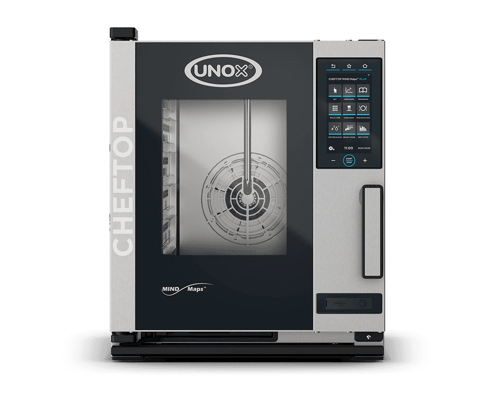 5 trays GN 2/3 Render van de UNOX CHEFTOP MIND.Maps™ PLUS professionele combi oven XECC-0523-EPRM.