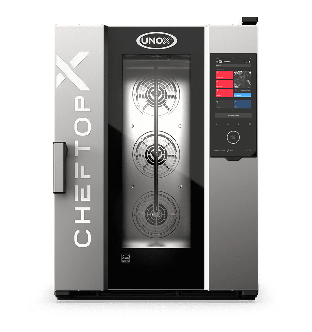 10 trays GN 1/1 Render van de UNOX CHEFTOP-X™ professionele combi oven XEDA-1011-GXLS.