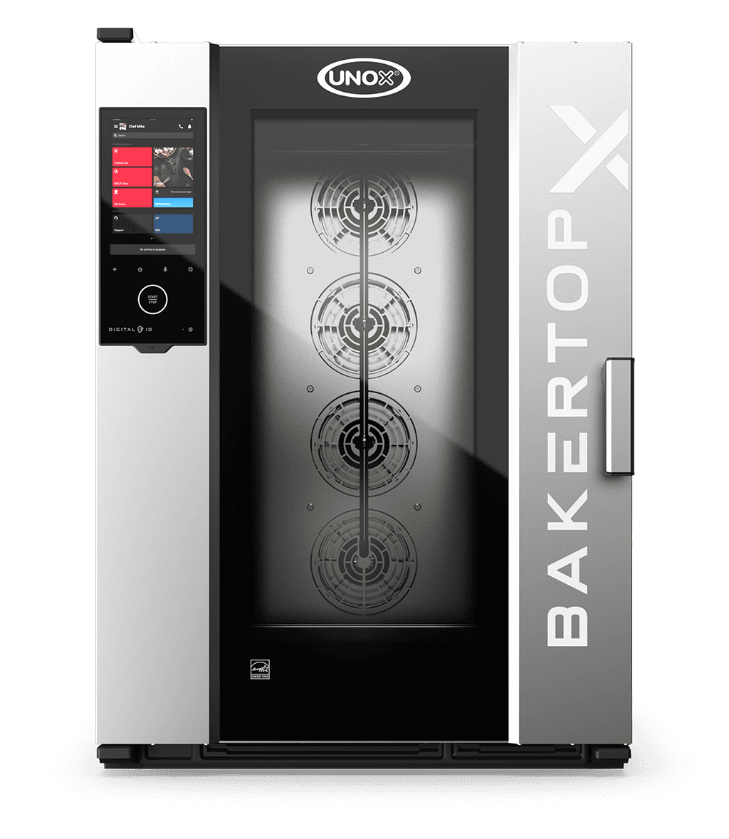 10 trays 600x400 Render van de UNOX BAKERTOP-X™ professionele combi oven XELA-10EU-EXRS.