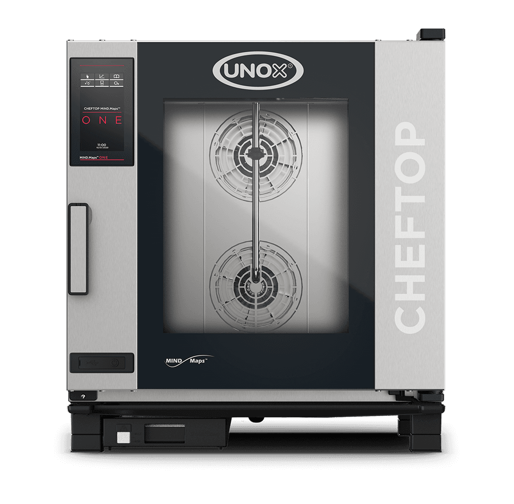 7 trays GN 1/1 Render van de UNOX CHEFTOP MIND.Maps™ ONE professionele combi oven XEVC-0711-E1LM.