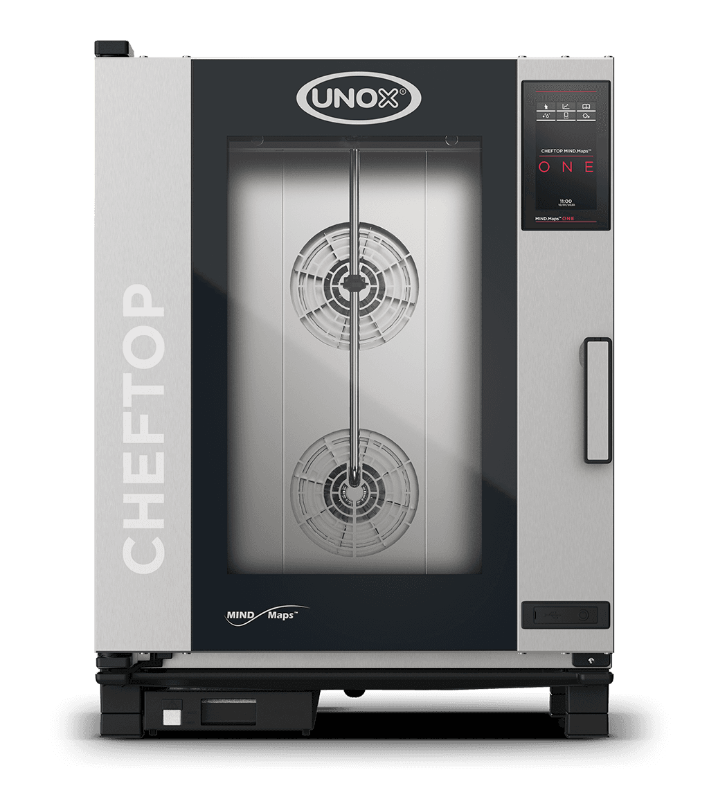 10 trays GN 1/1 Render van de UNOX CHEFTOP MIND.Maps™ ONE professionele combi oven XEVC-1011-E1RM.