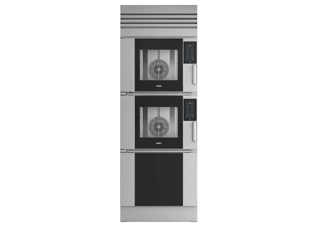 4 + 4 trays GN 1/1 Render van de UNOX CHEFTOP MIND.Maps™ PLUS professionele combi oven XEVH-5511-EPRM-HP.