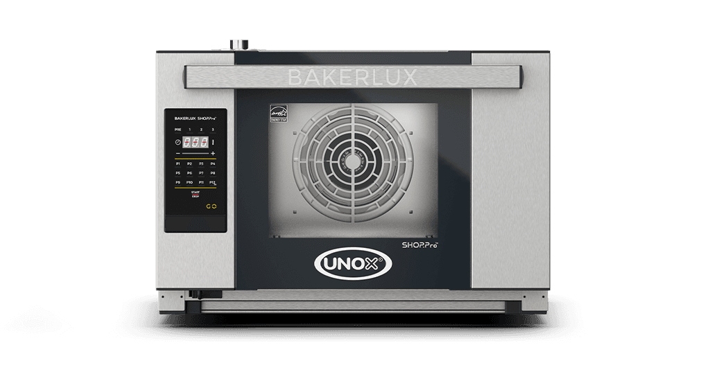 3 trays 460x330 Render van de UNOX BAKERLUX SHOP.Pro™ GO professionele convectie oven XEFR-03HS-EGDN.