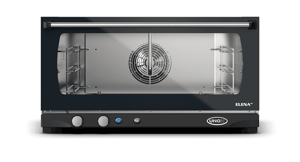3 trays 600x400 Render van de  UNOX BAKERLUX™ & LINEMISS™ professionele convectie oven met vochtigheid XFT183.