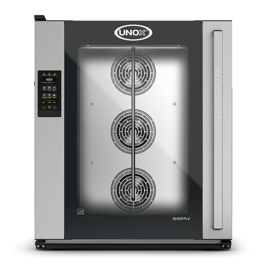10 trays 600x400 Render van de UNOX BAKERLUX SHOP.Pro™ MASTER professionele convectie oven met vochtigheid XEFR-10EU-EMRV.