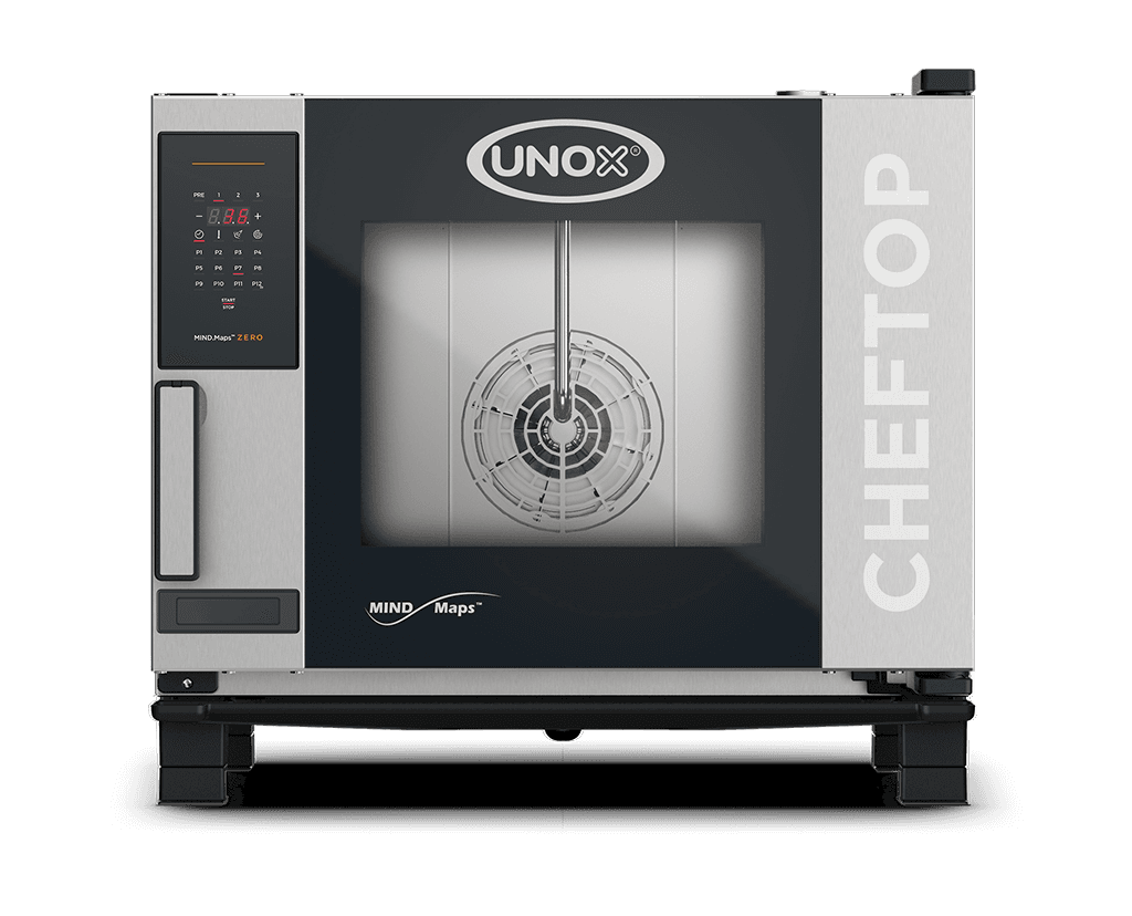 5 trays GN 1/1 Render van de UNOX CHEFTOP MIND.Maps™ ZERO professionele convectie oven met vochtigheid XEVC-0511-EZLM.