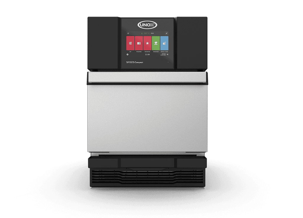 1 tray 300x300 Render van de UNOX SPEED.Compact™ ECO professionele speed oven XEMA-01NS-MCDN-IP.