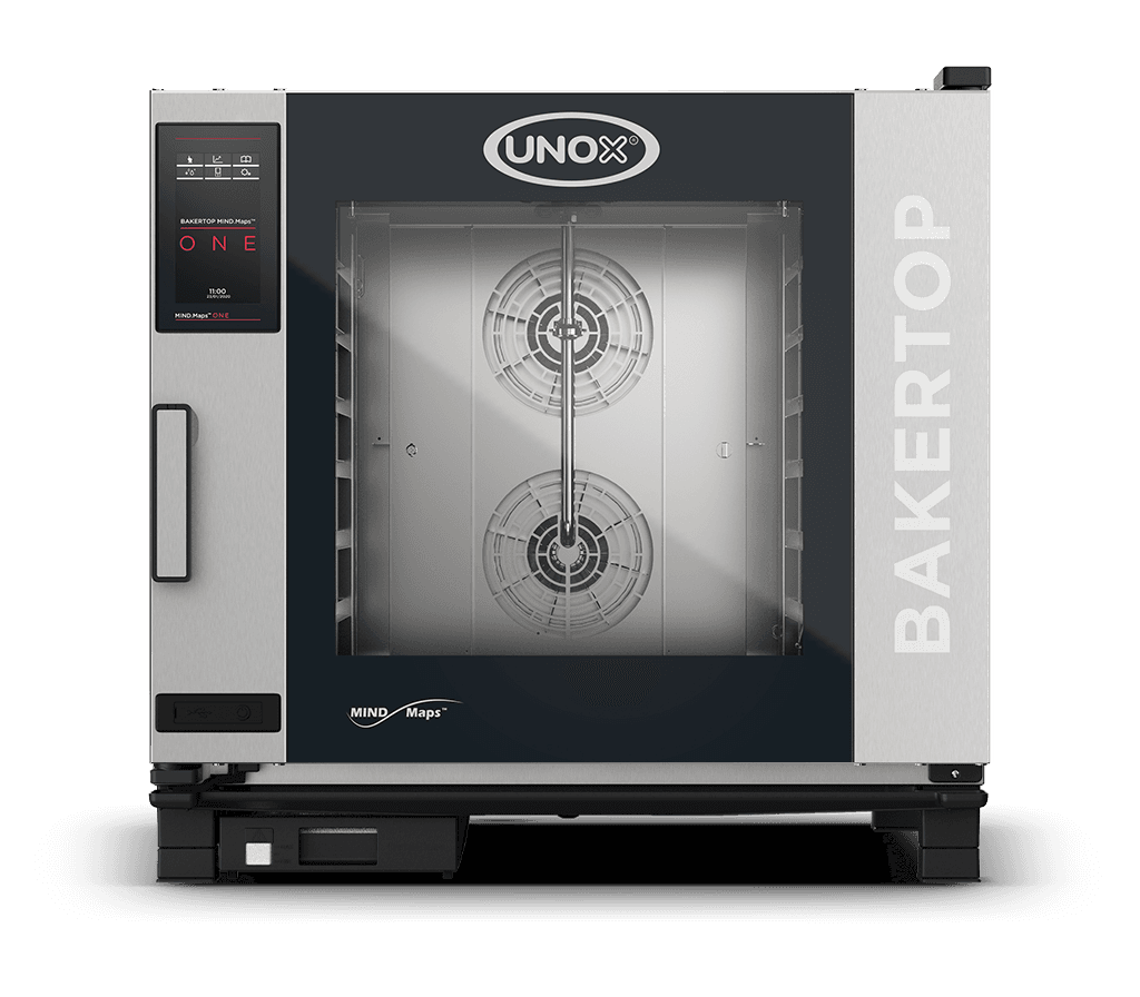 6 trays 600x400 Render van de UNOX BAKERTOP MIND.Maps™ BIG ONE professionele trolley combi oven XEBC-06EU-E1LM.