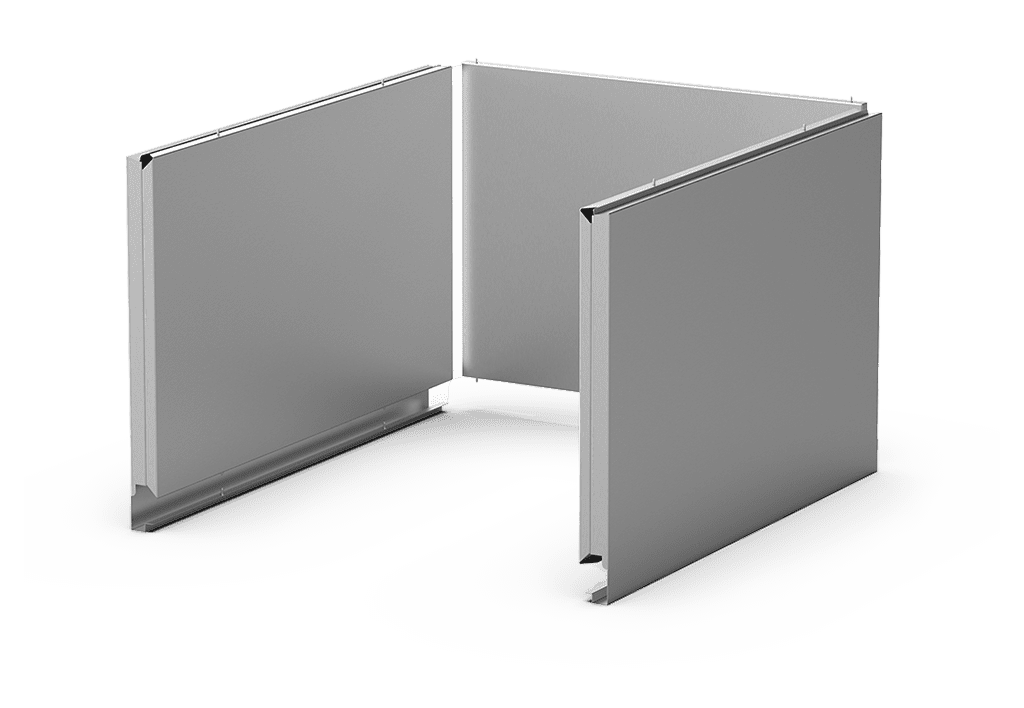 Posizionamento a terra Accessori per stand e armadi neutri XUC233