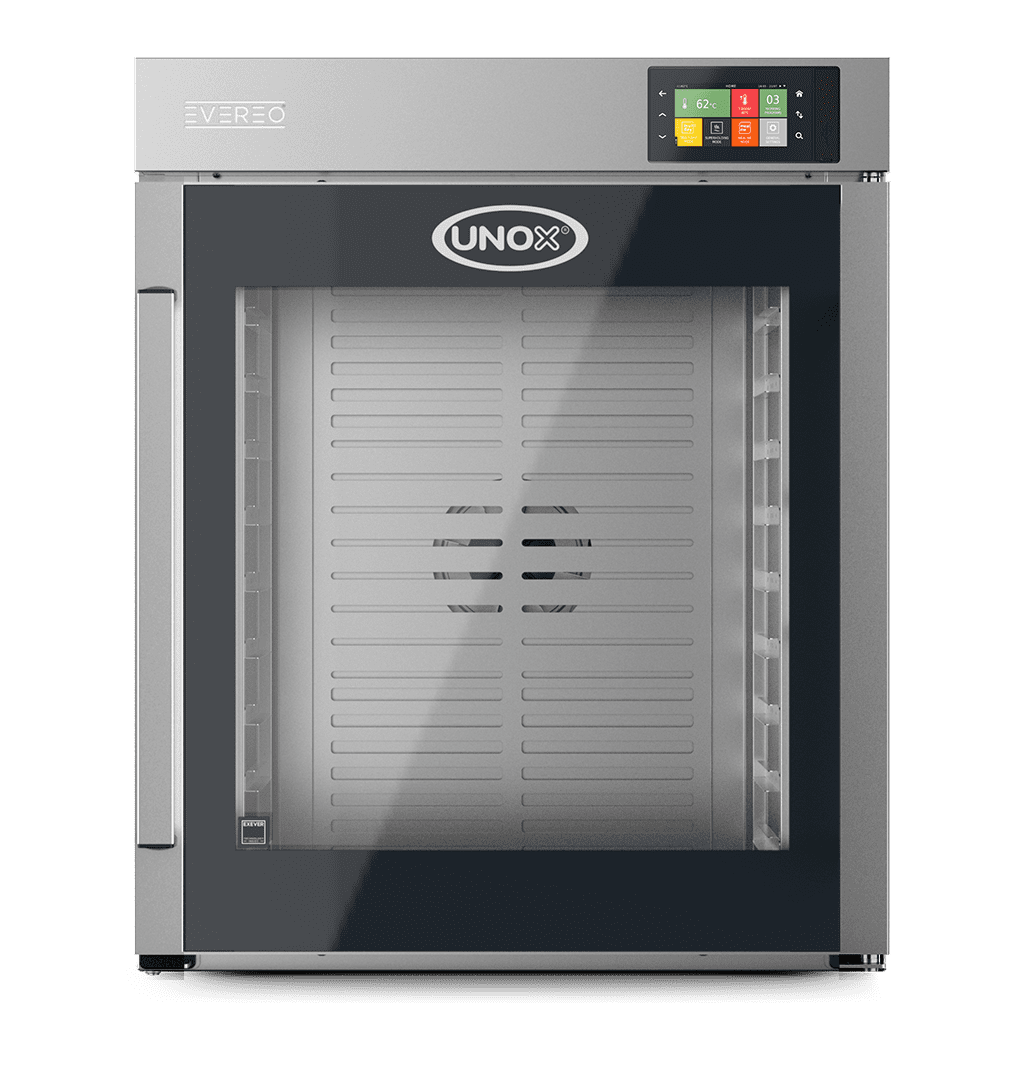 10 teglie GN 1/1 Render sistaema di conservazione a caldo UNOX EVEREO® XEEC-1011-EPLS.