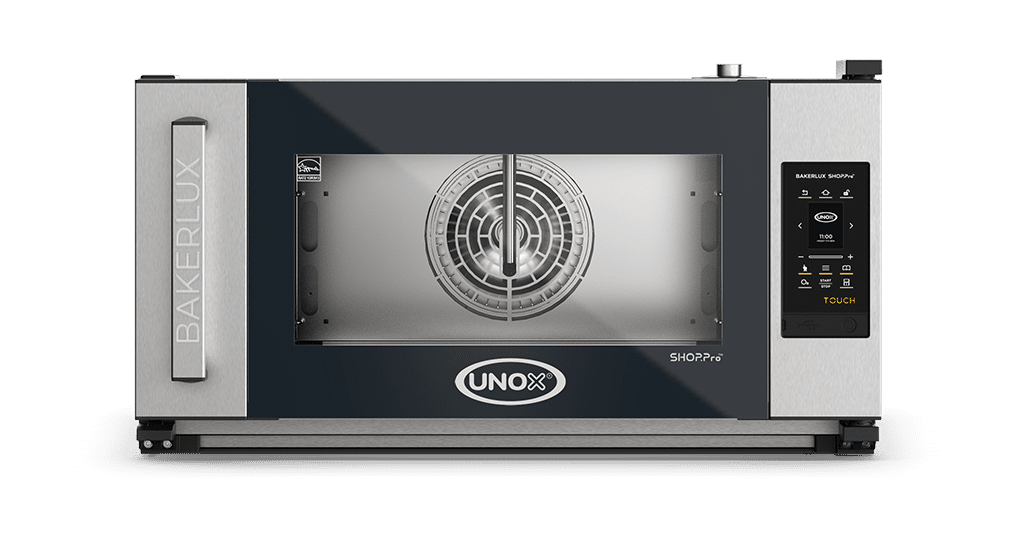 3 tepsili 600x400 UNOX BAKERLUX SHOP.Pro™ TOUCH ticari nem kontrollü konveksiyon fırını görüntüsü XEFR-03EU-ETLV.