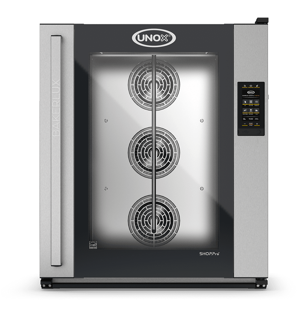 10 tepsili 600x400 UNOX BAKERLUX SHOP.Pro™ MASTER ticari nem kontrollü konveksiyon fırını görüntüsü XEFR-10EU-EMLV.