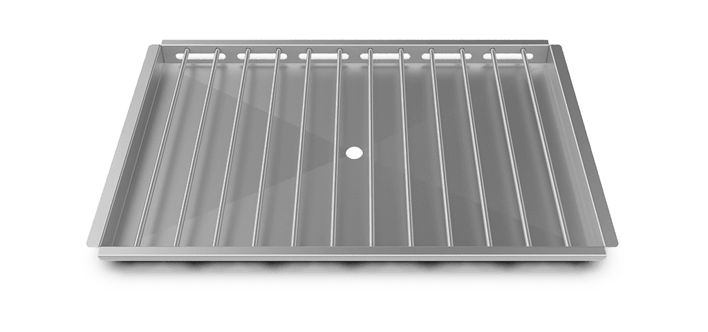 POLLO.GRILL unox commercial tray for roasting and braising GN 1/1, GN 2/1 GRP840.