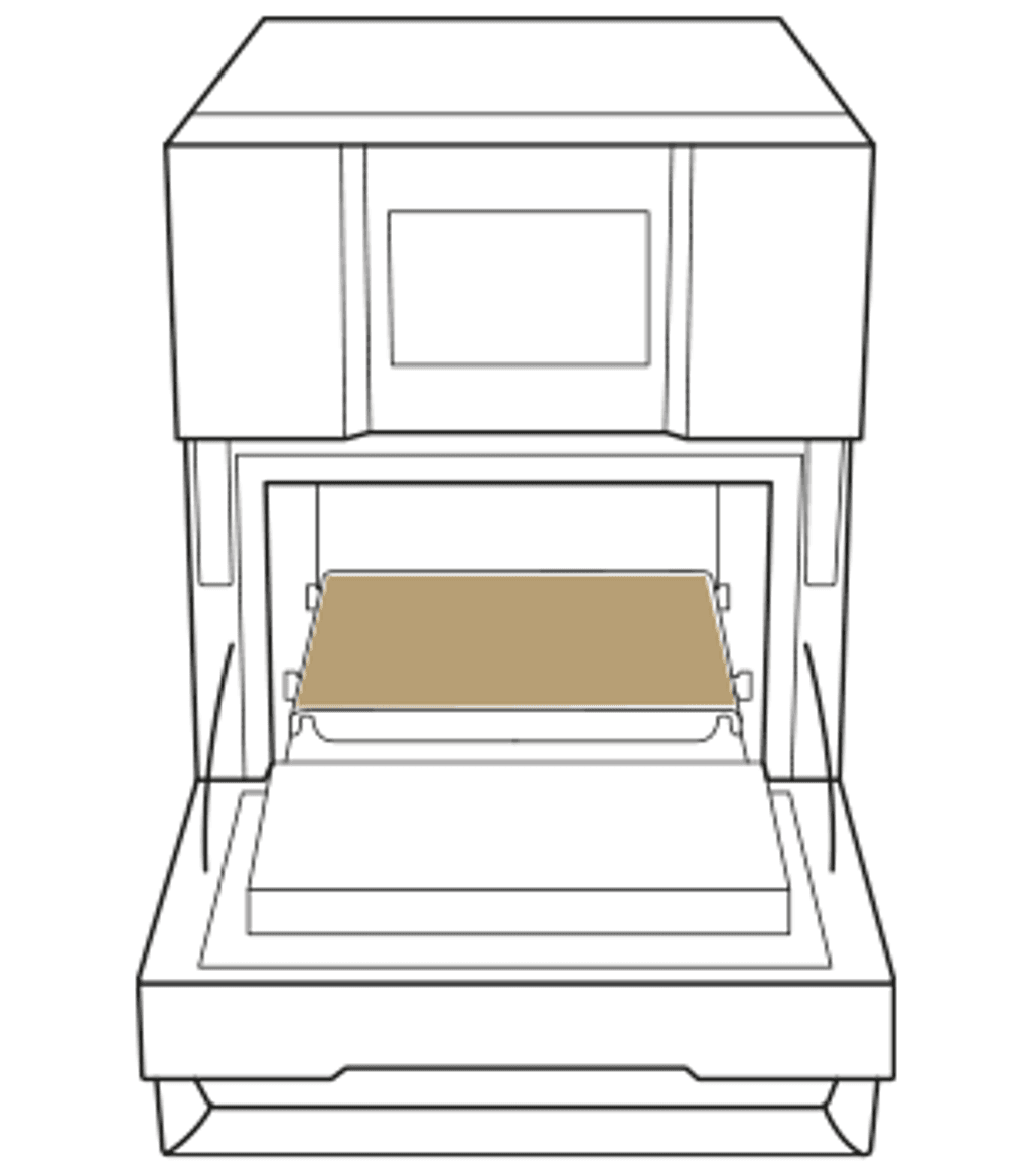 Non-stick sheet for SPEED.Plate unox commercial tray for speed oven 300x300 TG134.