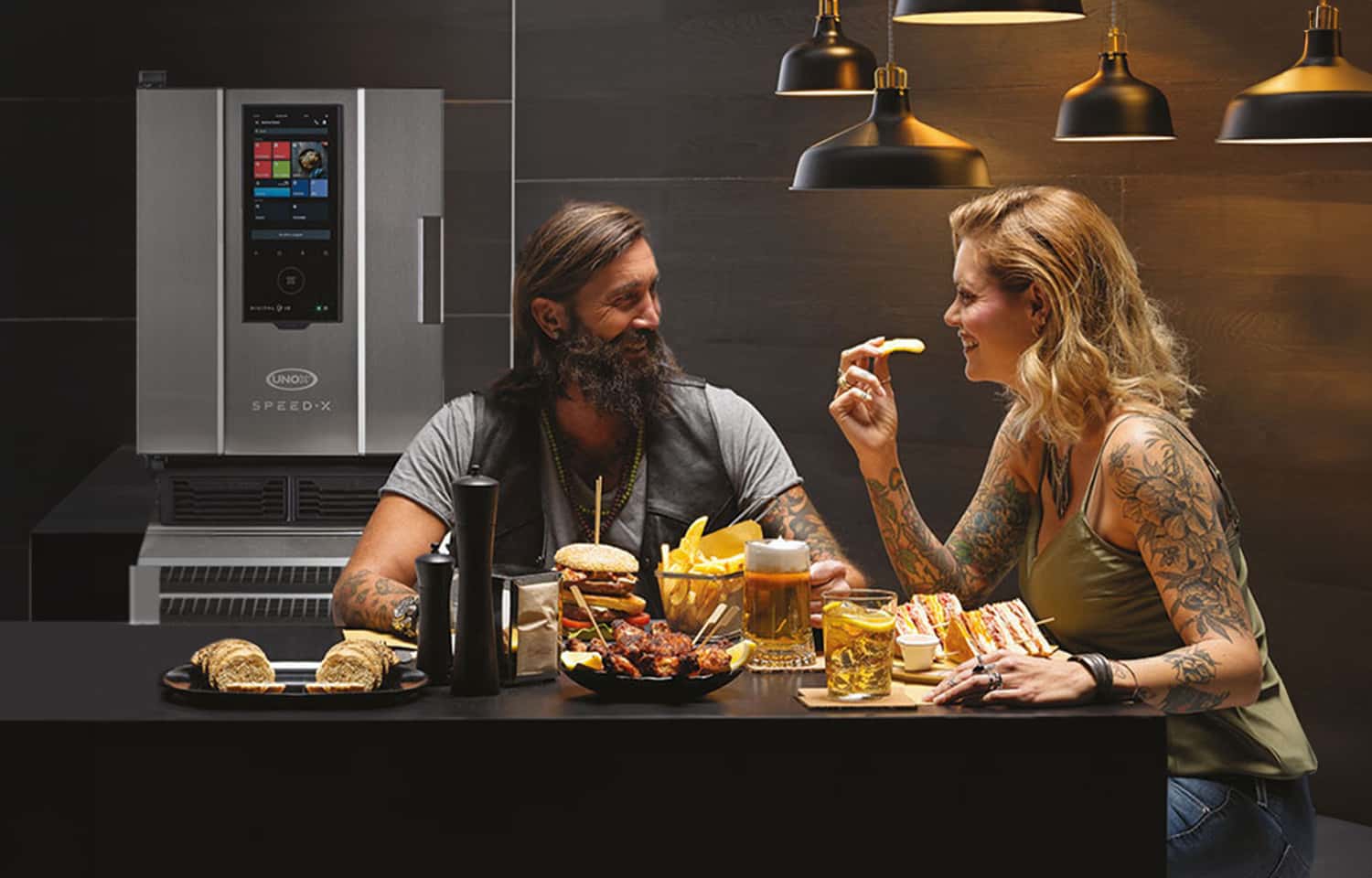 forno professionale a cottura accelerata SPEED-X ideale per ristoranti fast-food