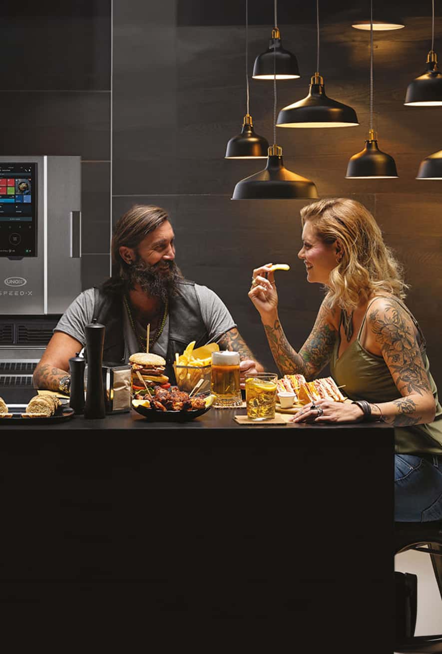 forno professionale a cottura accelerata SPEED-X ideale per ristoranti fast-food
