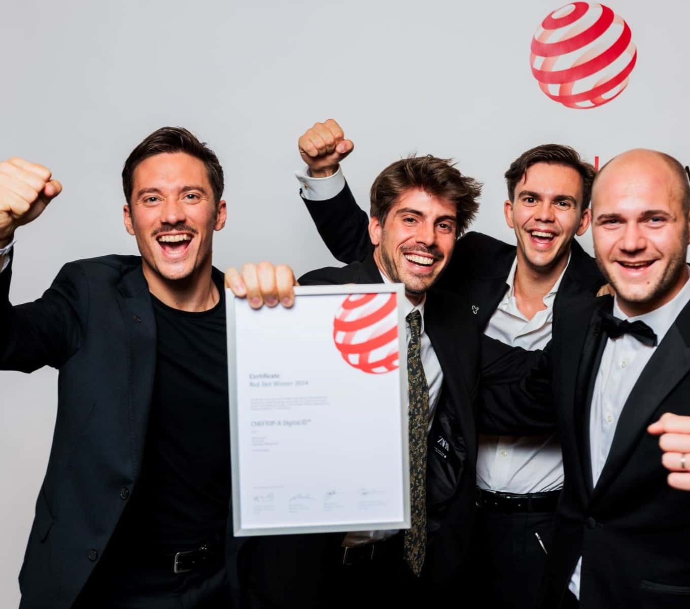unox product design team at the red dot design award 2024