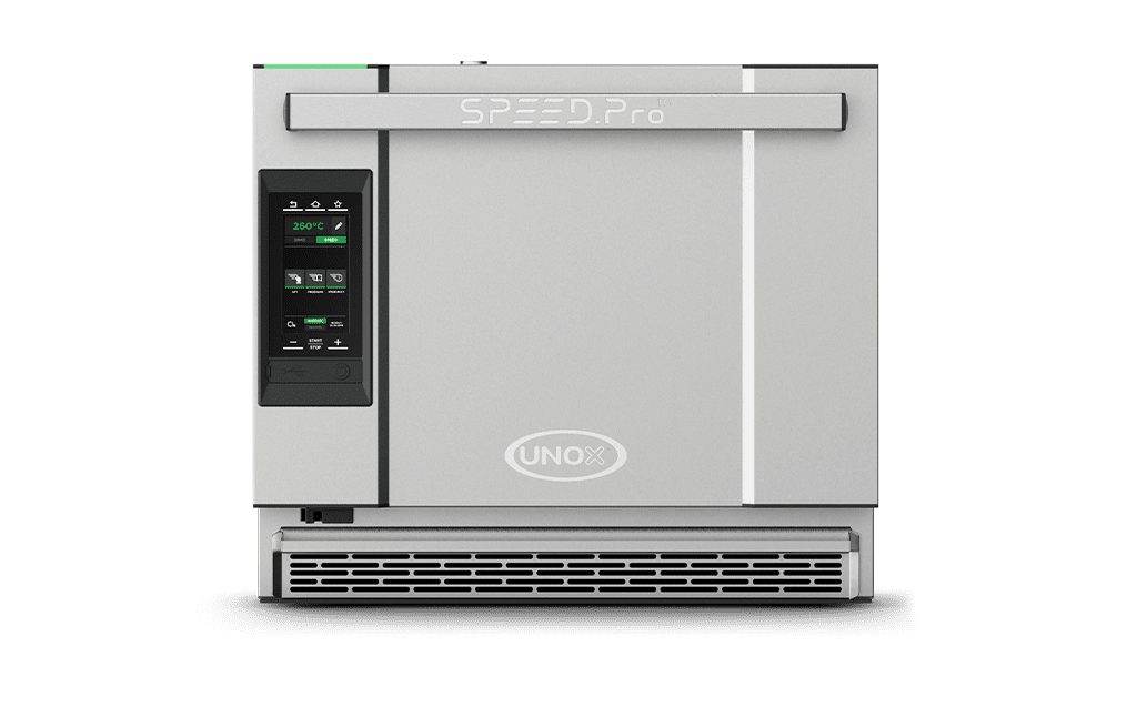 3 trays 460x330 (BAKE) Render of UNOX SPEED.Pro™ commercial convection speed oven XESW-03HS-MDDN.