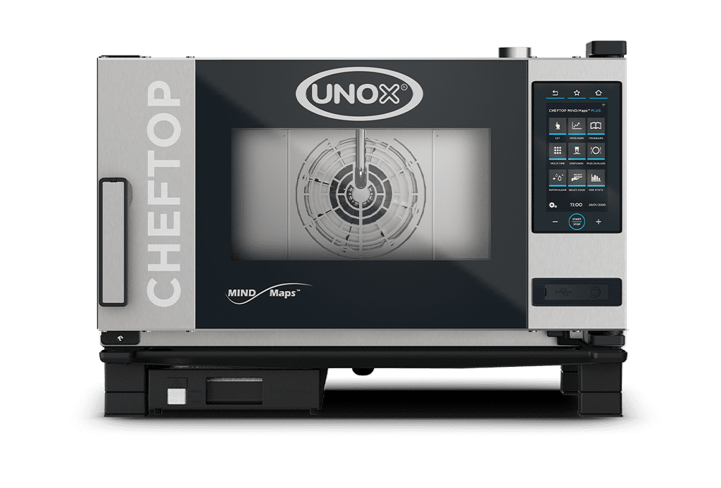 3 противней GN 1/1 Обзор профессионального пароконвектомата UNOX CHEFTOP MIND.Maps™ PLUS XEVC-0311-EPLM.
