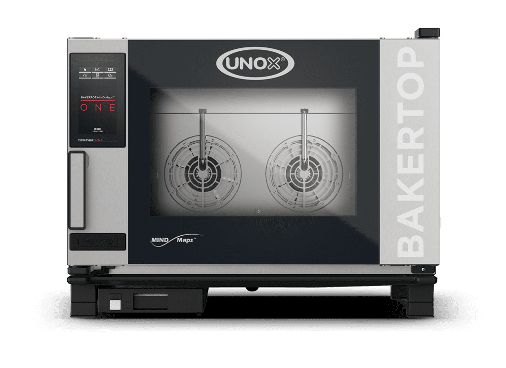 4 противней 600x400 Обзор тележки профессионального  пароконвектомата UNOX BAKERTOP MIND.Maps™ BIG ONE XEBC-04EU-E1LM-MP.