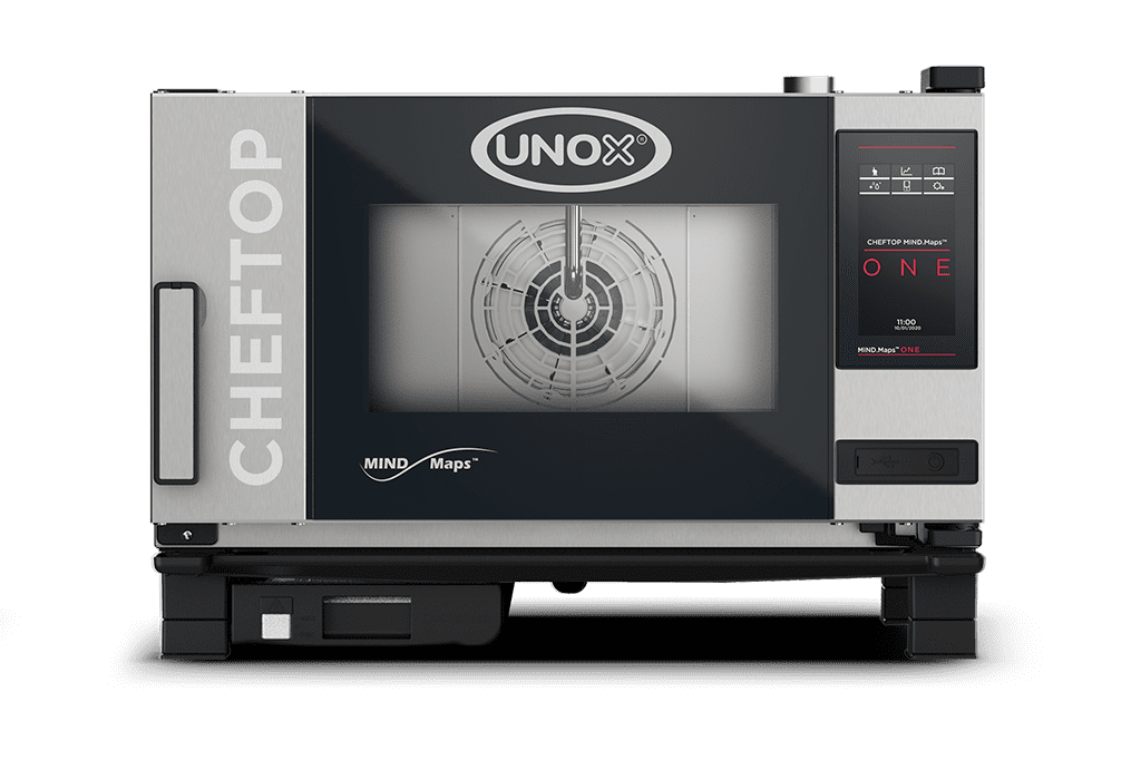 3 противней GN 1/1 Обзор профессионального  пароконвектомата UNOX CHEFTOP MIND.Maps™ ONE XEVC-0311-E1LM.