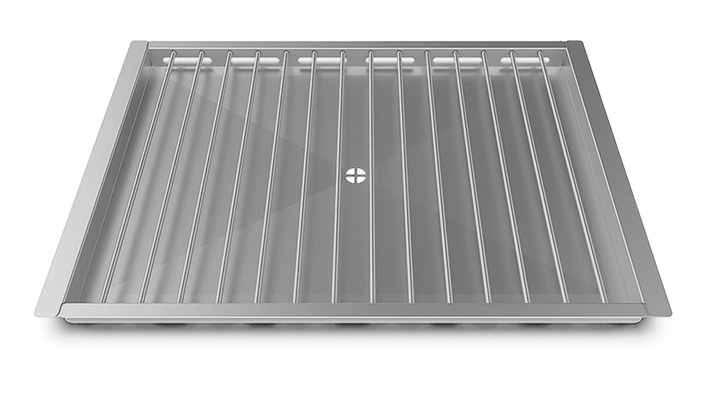 POLLO.GRILL unox commercial tray for roasting and braising 600x400 GRP425.