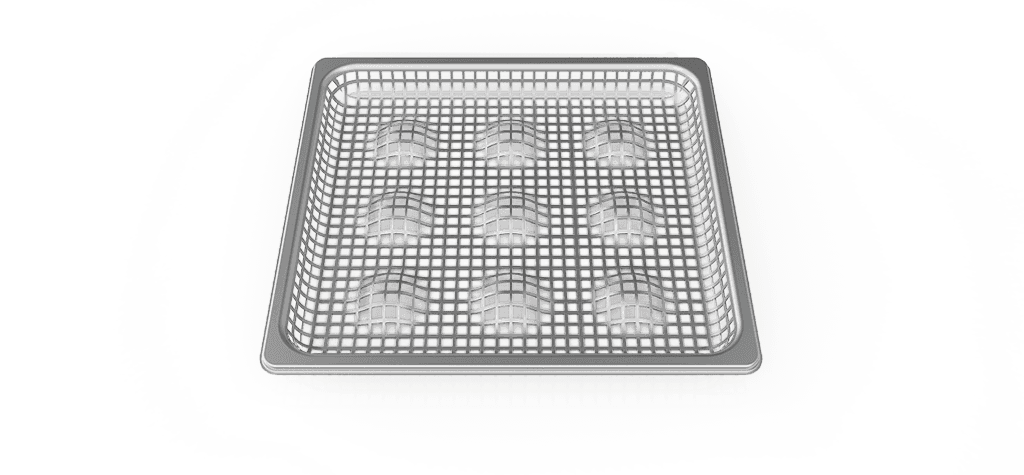 POTATO.FRY unox commercial tray for frying and eggs GN 2/3 GRP711.